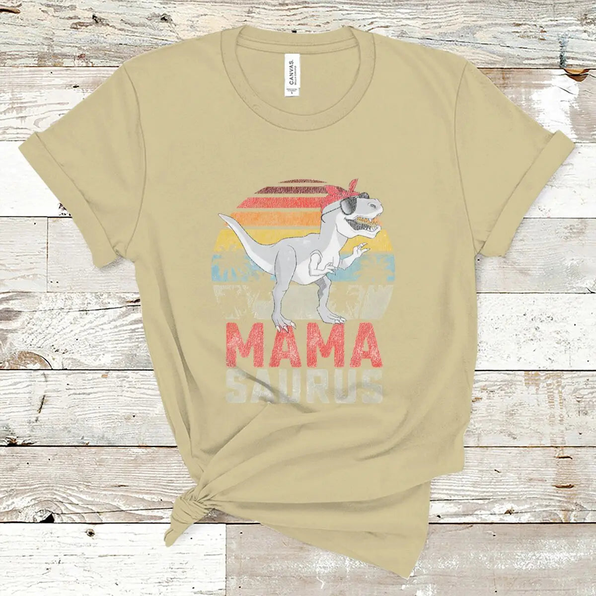 Dinosaur Mama Graphic T Shirts Matching Women T-Shirt Funny Summer Streetwear Tops Mother's Day Gifts Retro Vintage Tee Tops