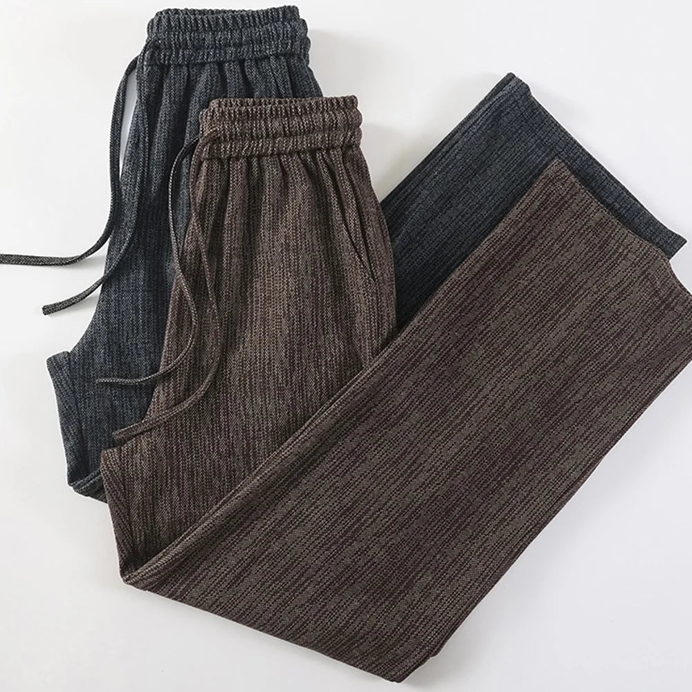 Women Trousers Loose Casual Elastic High Waisted Drawstring Wide Leg Pants Female Sports Sweatpants Spring Autumn 2025