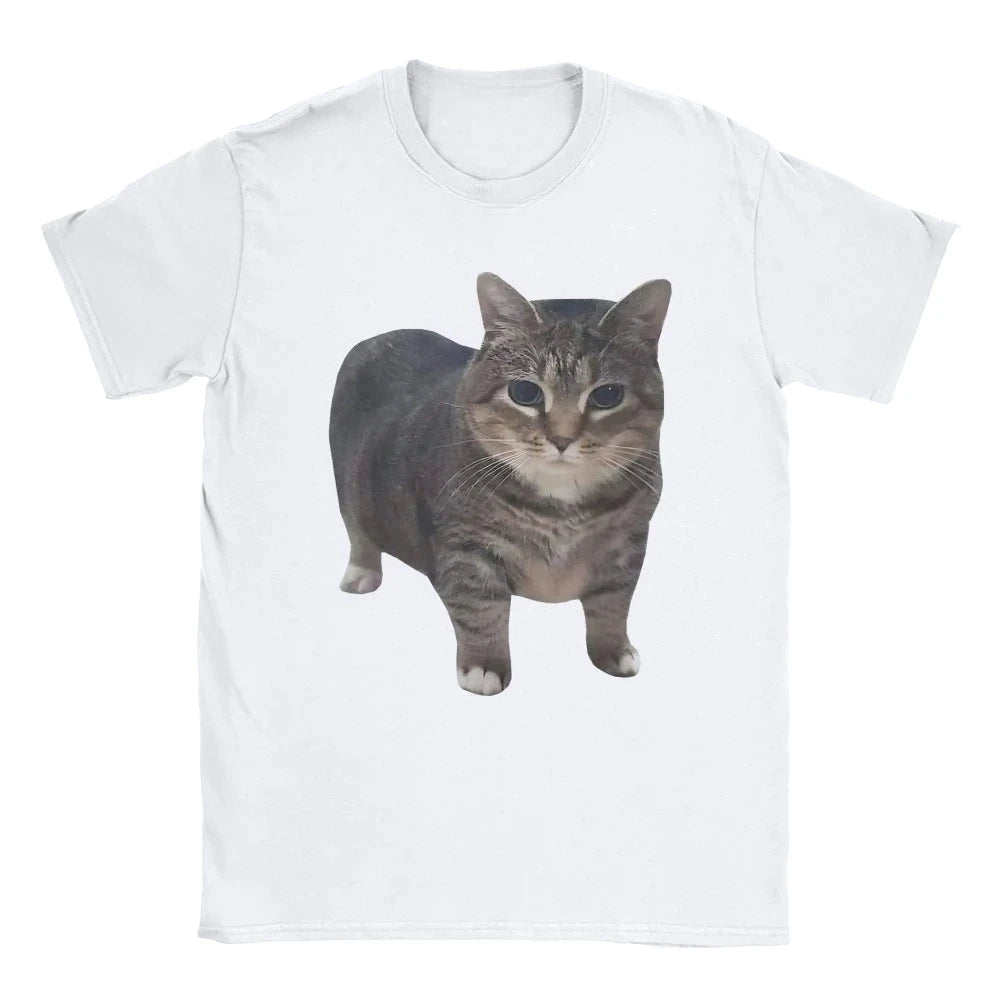 New Women OIIA OIIA Spinning Cat Meme T Shirt Funny Brainrot Tops Fashion Short Sleeve Round Neck Tees Female Summer Tee Shirts